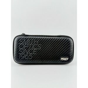 SMITH Optics Semi-Hard‎ Eyeglasses/Sunglasses Carbon Fiber Lined Zipper Case J